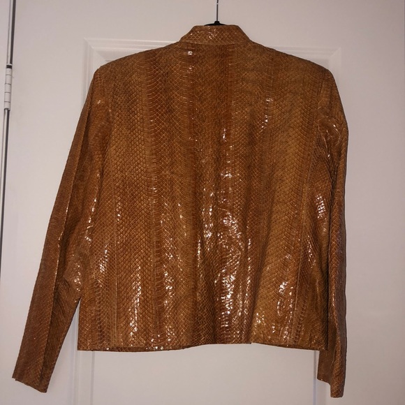 Vintage water snakeskin jacket - Picture 2 of 5